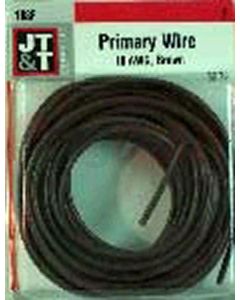 141-188F Brown 18 Ga Prim. Wire--30' Coil