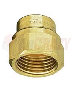 Teejet 467614 Adaptor Cap Brass 1/4 fpt X 11/16 Inch